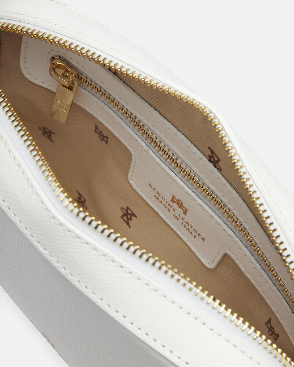 Camera bag Weiss  - Mini Bags - Damen Taschen - Tasche - Cuoieria Fiorentina