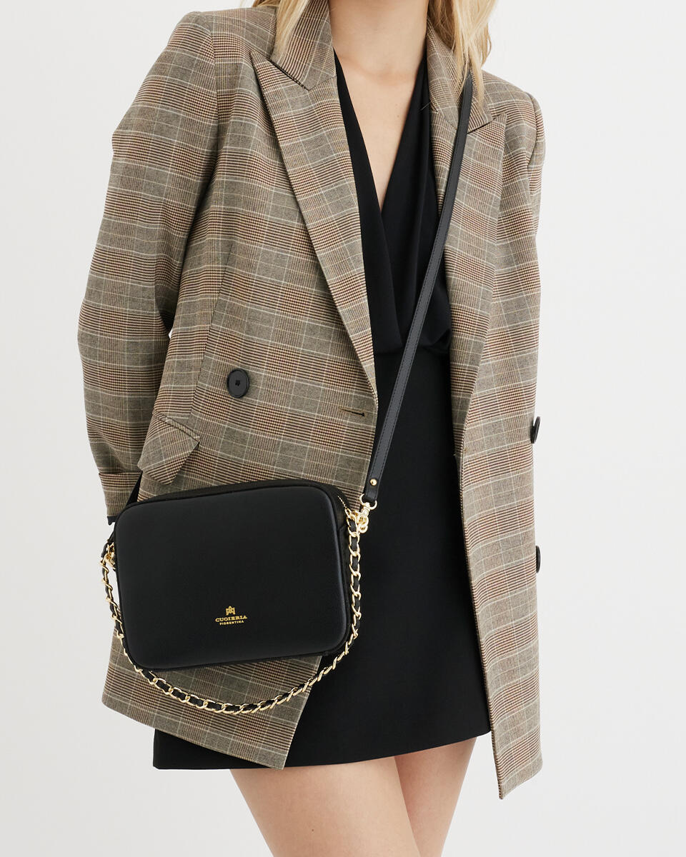 Camera bag Zuckerpapier  - Mini Bags - Damen Taschen - Tasche - Cuoieria Fiorentina