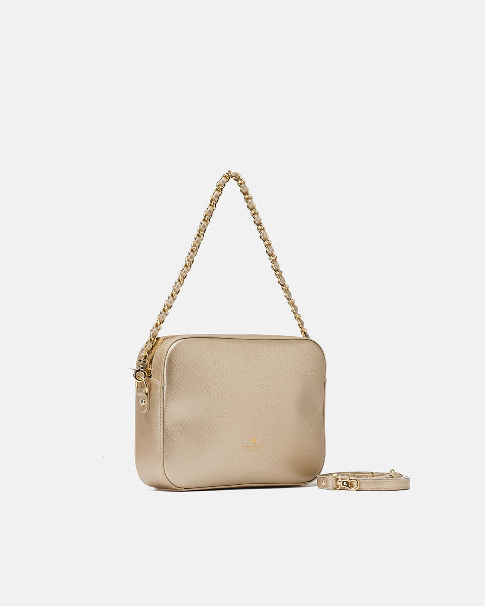 Camera bag Gold  - Mini Bag - Damen Taschen - Tasche - Cuoieria Fiorentina