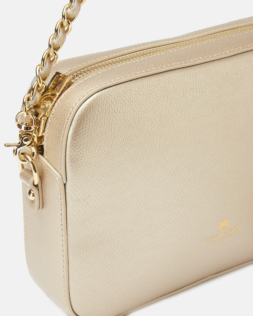 Camera bag Gold  - Mini Bag - Damen Taschen - Tasche - Cuoieria Fiorentina