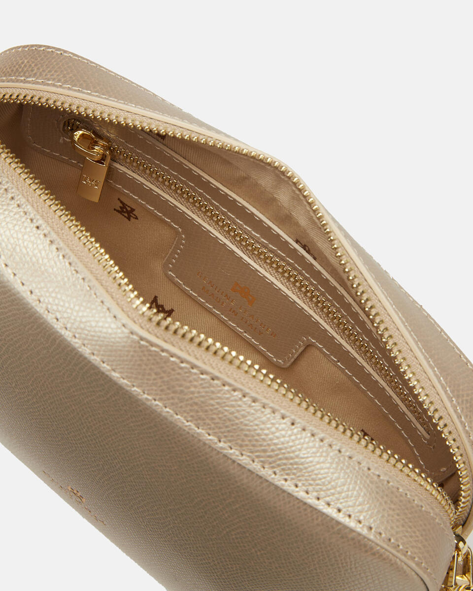 Camera bag Gold  - Mini Bag - Damen Taschen - Tasche - Cuoieria Fiorentina