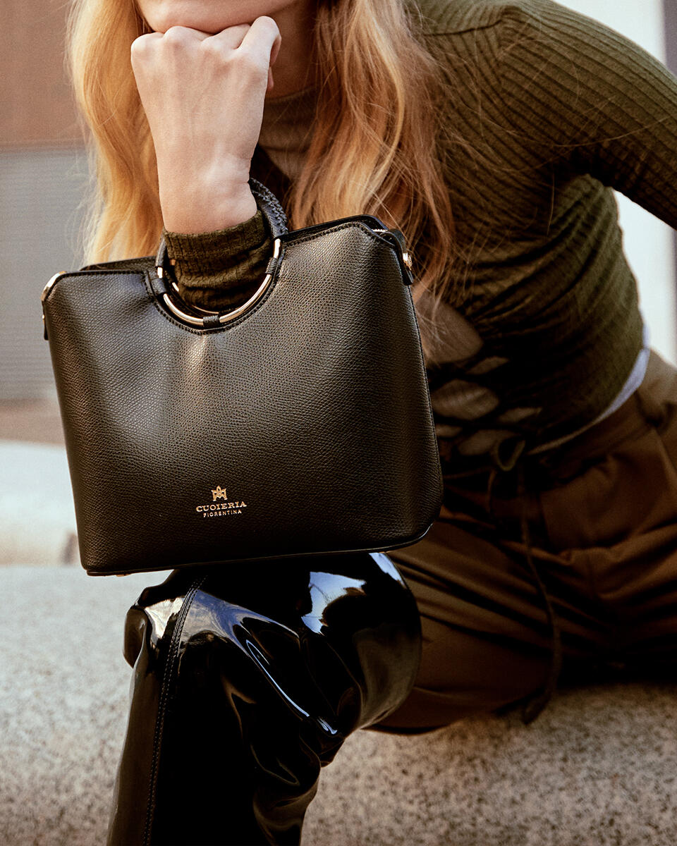 KLEINE HANDTASCHE Navy  - Handtaschen - Damen Taschen - Tasche - Cuoieria Fiorentina