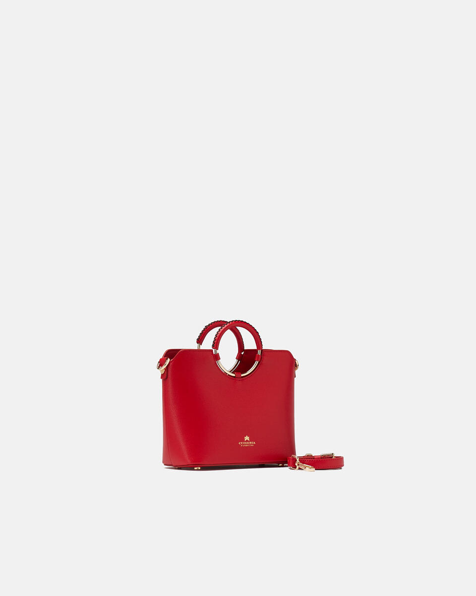 Kleine tote bag Rot  - Tote Bag - Damen Taschen - Tasche - Cuoieria Fiorentina