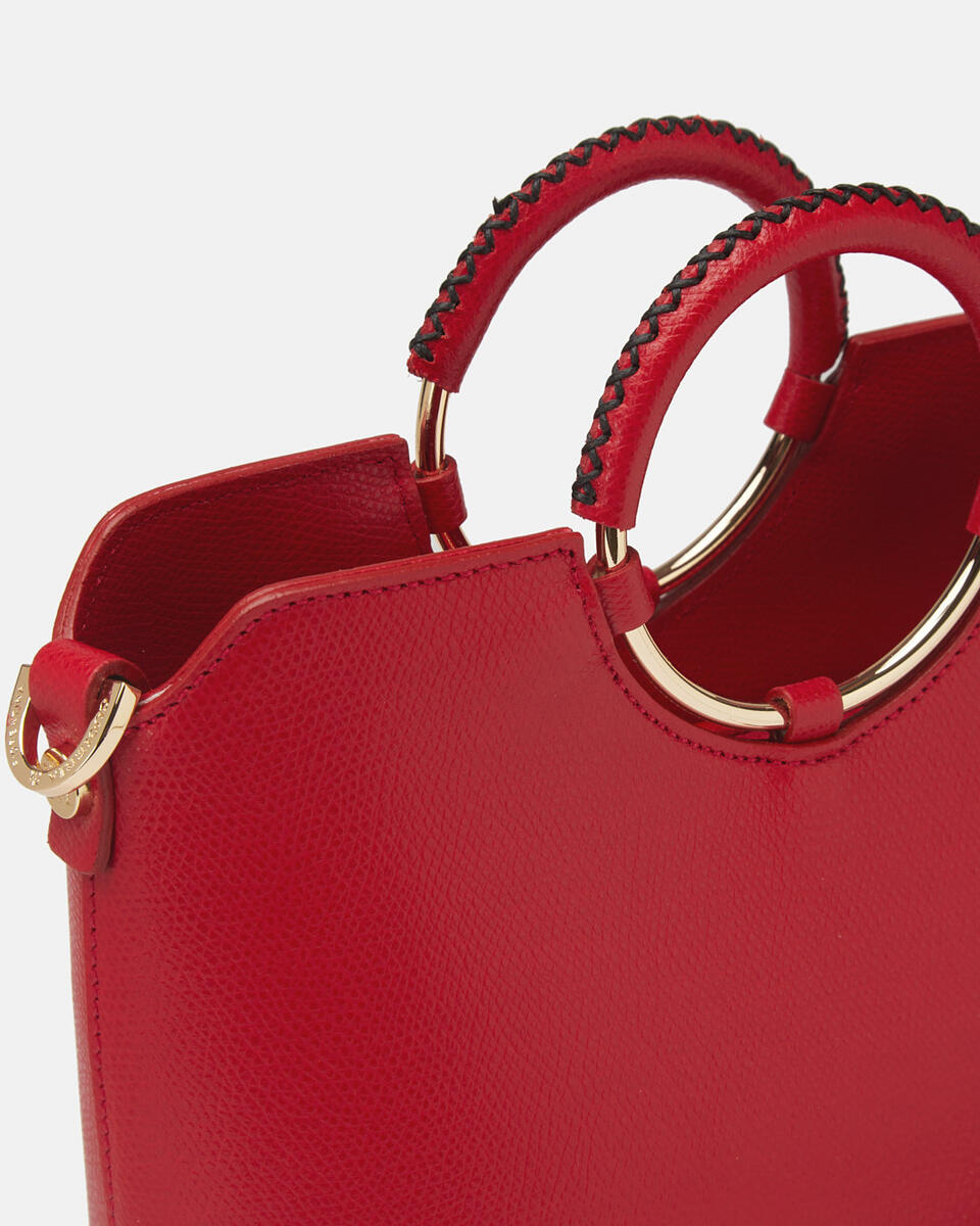Kleine tote bag Rot  - Tote Bag - Damen Taschen - Tasche - Cuoieria Fiorentina