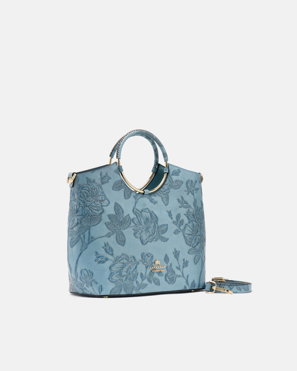 HANDTASCHE Hellblau  - Handtaschen - Damen Taschen - Tasche - Cuoieria Fiorentina