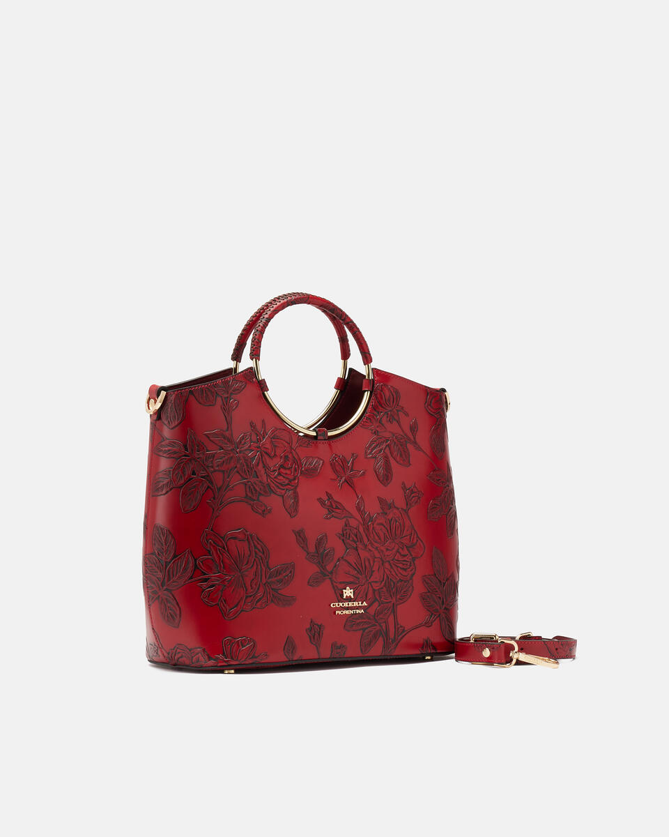 HANDTASCHE Rot  - Handtaschen - Damen Taschen - Tasche - Cuoieria Fiorentina