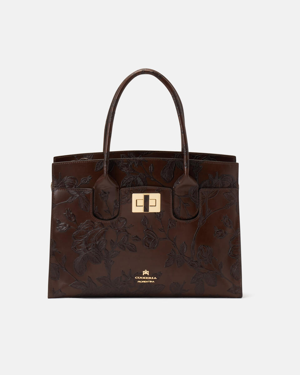 HANDTASCHE Mahagoni  - Cuoieria Fiorentina