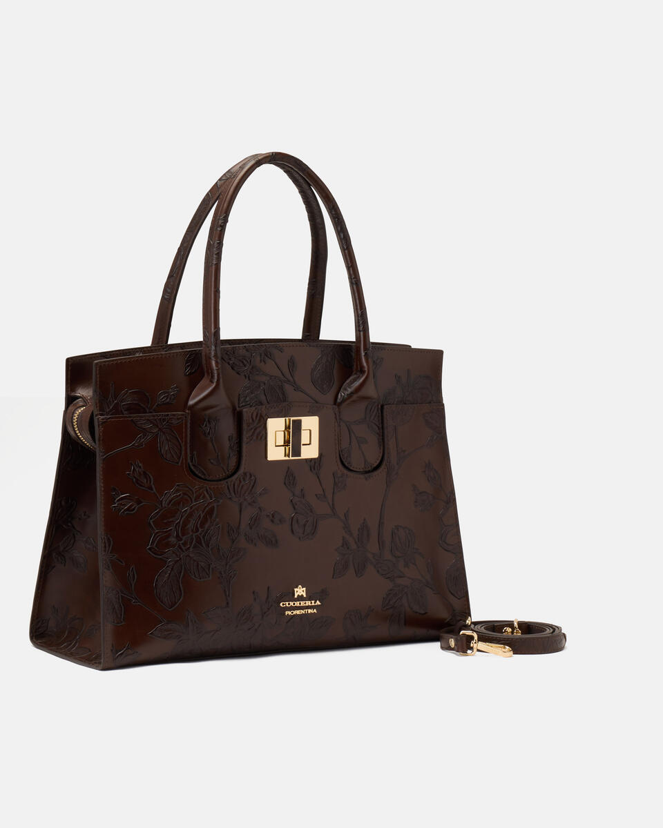 HANDTASCHE Mahagoni  - Cuoieria Fiorentina