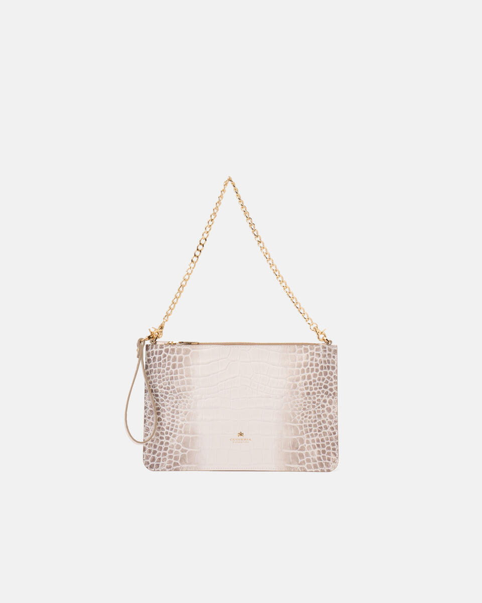 POCHETTE Elfenbein  - Handtaschen - Damen Taschen - Tasche - Cuoieria Fiorentina