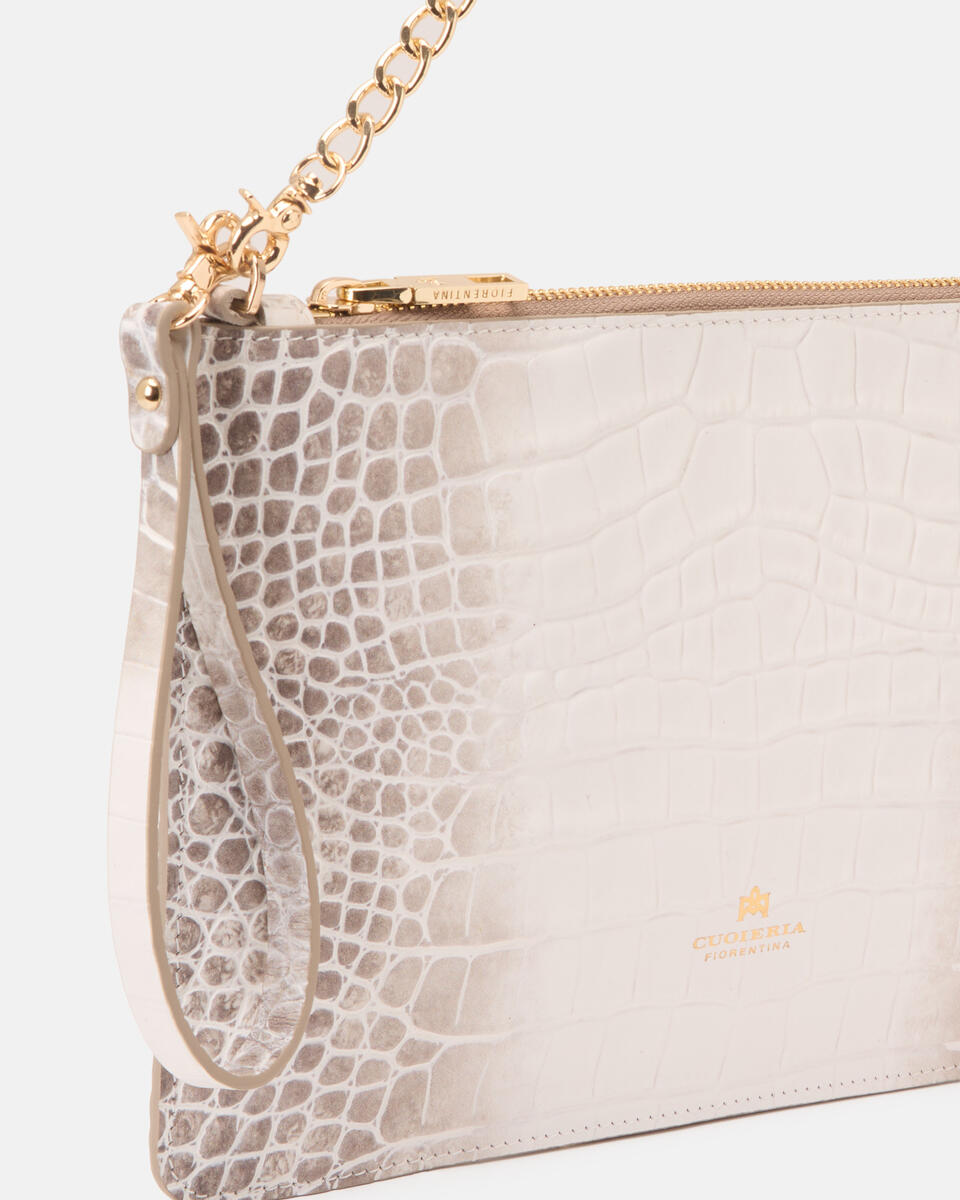 POCHETTE Elfenbein  - Handtaschen - Damen Taschen - Tasche - Cuoieria Fiorentina
