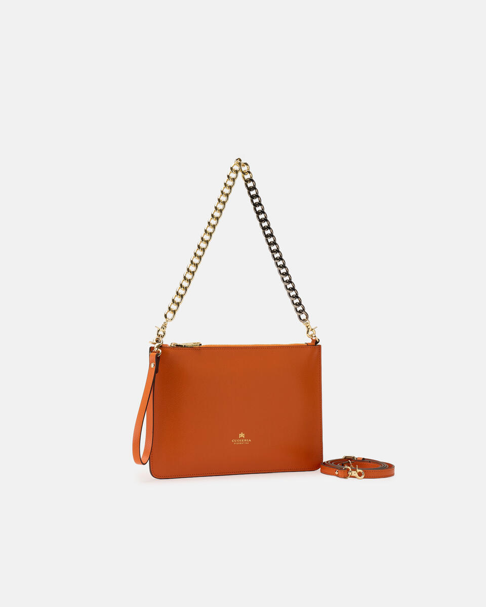 POCHETTE Orange  - Handtaschen - Damen Taschen - Tasche - Cuoieria Fiorentina