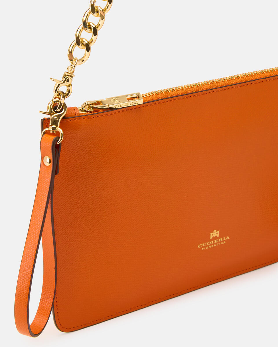 POCHETTE Orange  - Handtaschen - Damen Taschen - Tasche - Cuoieria Fiorentina