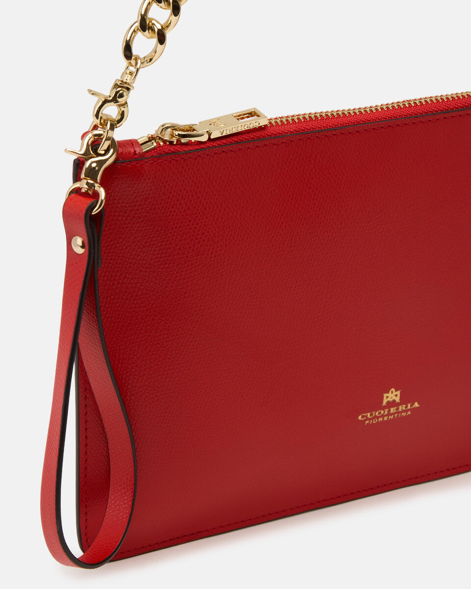 POCHETTE Tomato  - Handtaschen - Damen Taschen - Tasche - Cuoieria Fiorentina