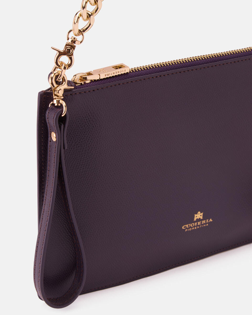 POCHETTE Vampire purple  - Cuoieria Fiorentina