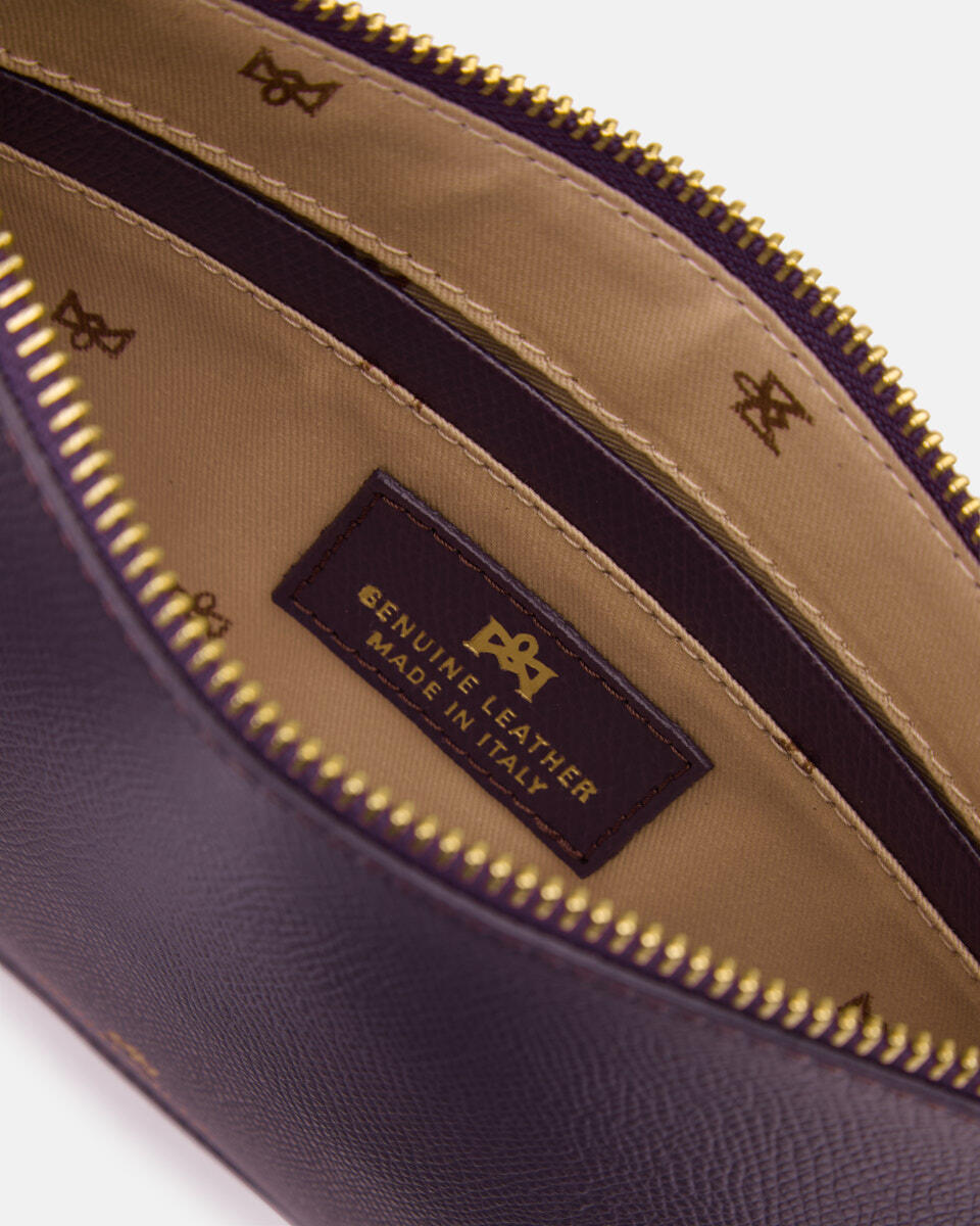 POCHETTE Vampire purple  - Cuoieria Fiorentina