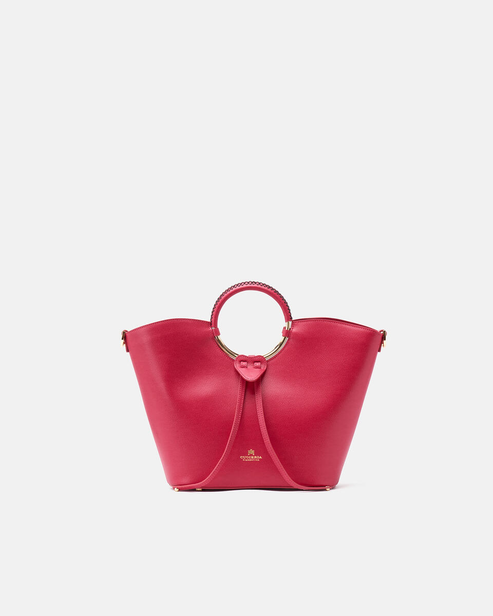 EIMERTASCHE Fuchsia  - Handtaschen - Damen Taschen - Tasche - Cuoieria Fiorentina