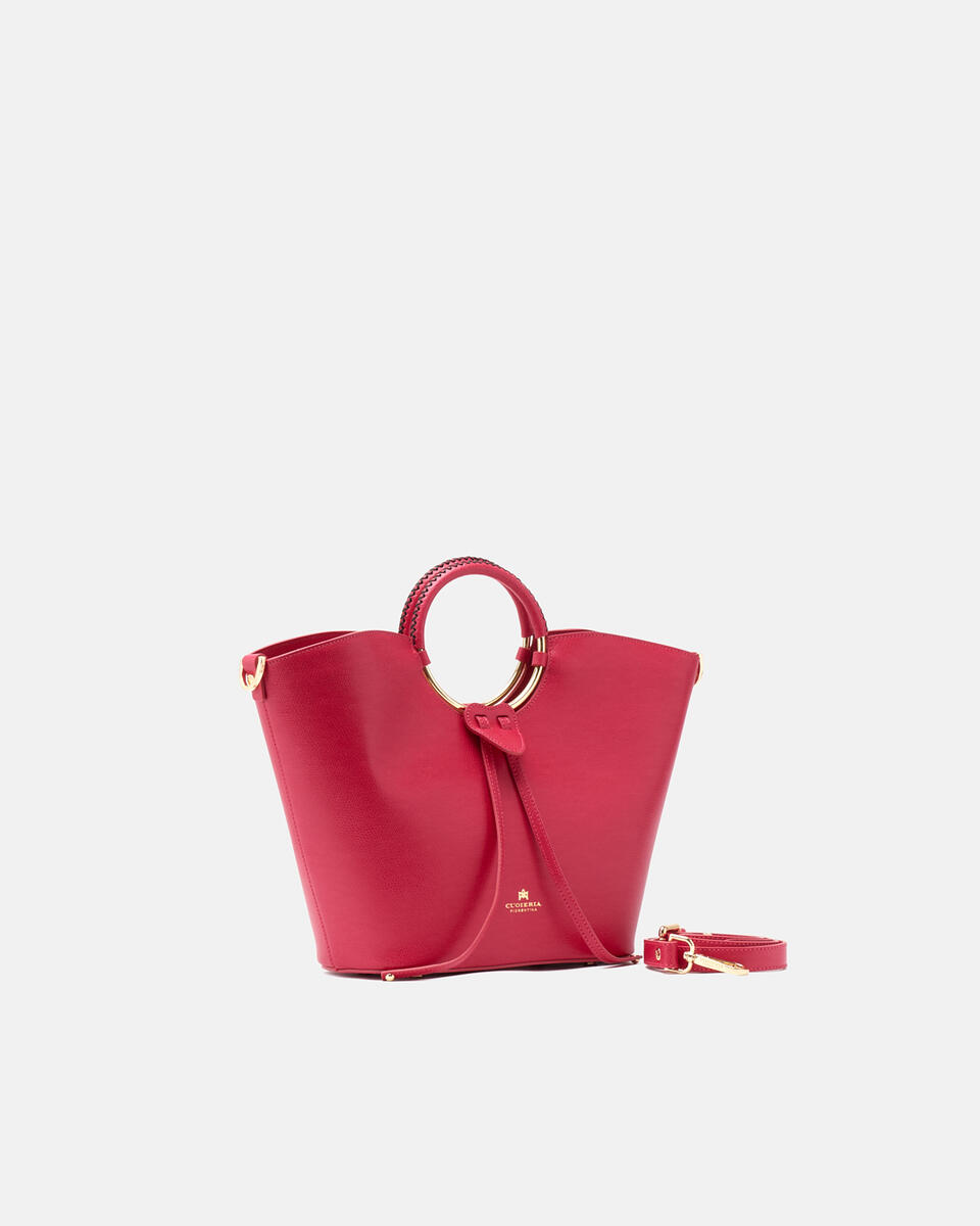 EIMERTASCHE Fuchsia  - Handtaschen - Damen Taschen - Tasche - Cuoieria Fiorentina