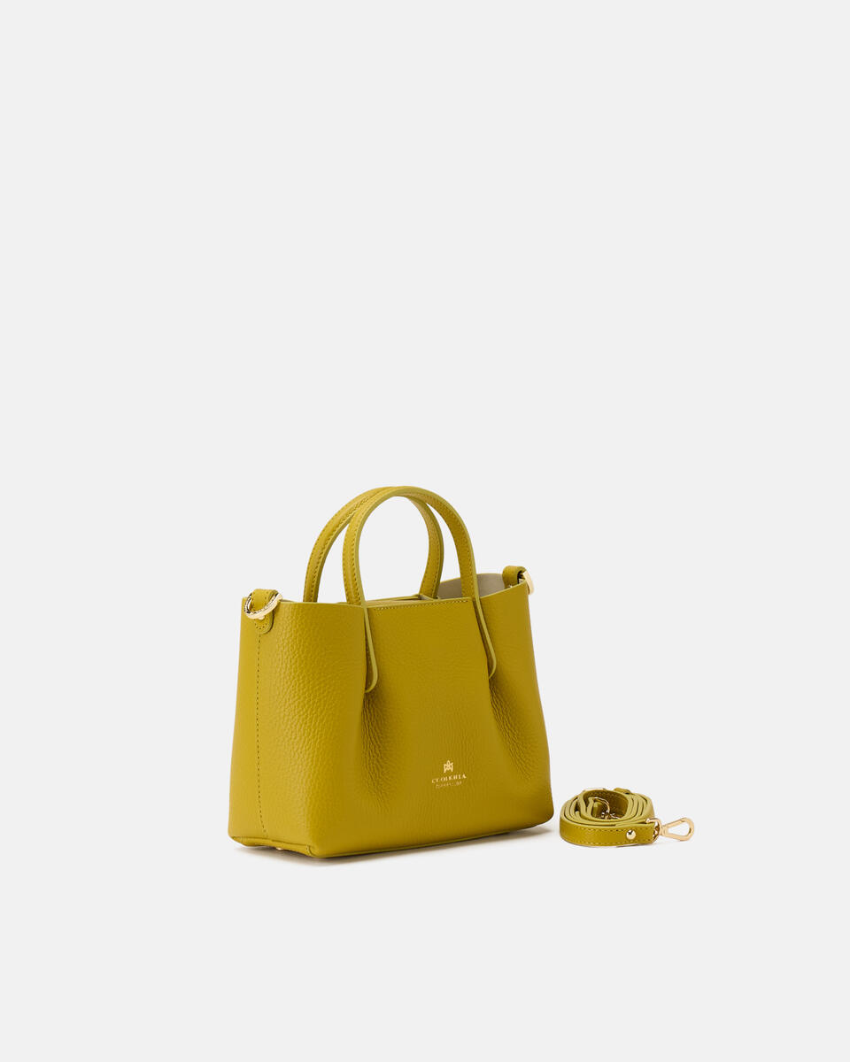 MINI HANDTASCHE Acid green  - Handtaschen - Damen Taschen - Tasche - Cuoieria Fiorentina