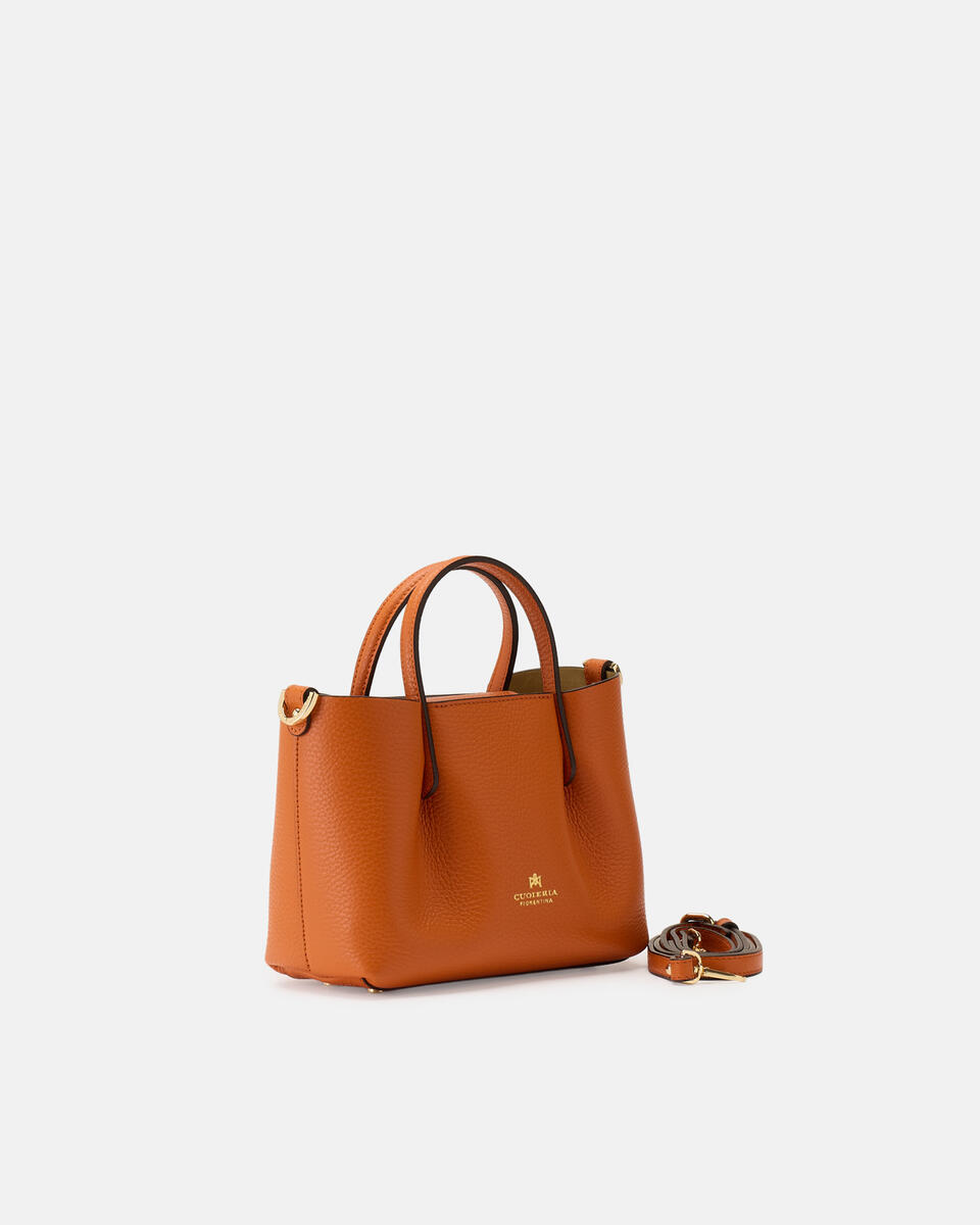 MINI HANDTASCHE Orange  - Mini Bags - Damen Taschen - Tasche - Cuoieria Fiorentina