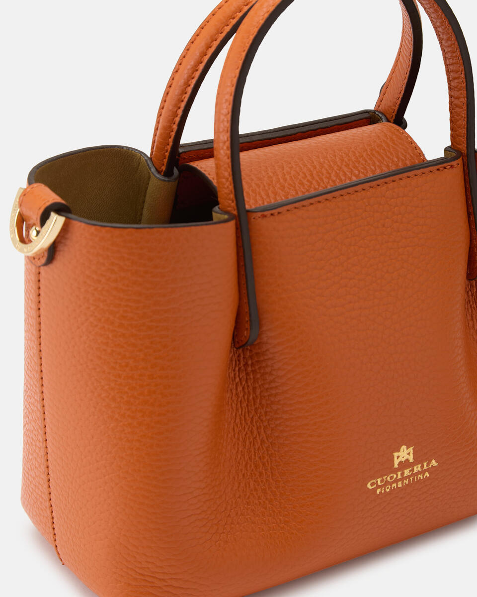MINI HANDTASCHE Orange  - Mini Bags - Damen Taschen - Tasche - Cuoieria Fiorentina