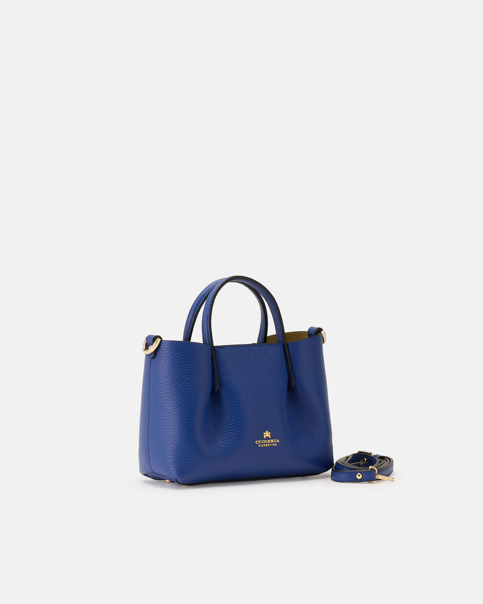 MINI HANDTASCHE Blitzblau  - Handtaschen - Damen Taschen - Tasche - Cuoieria Fiorentina