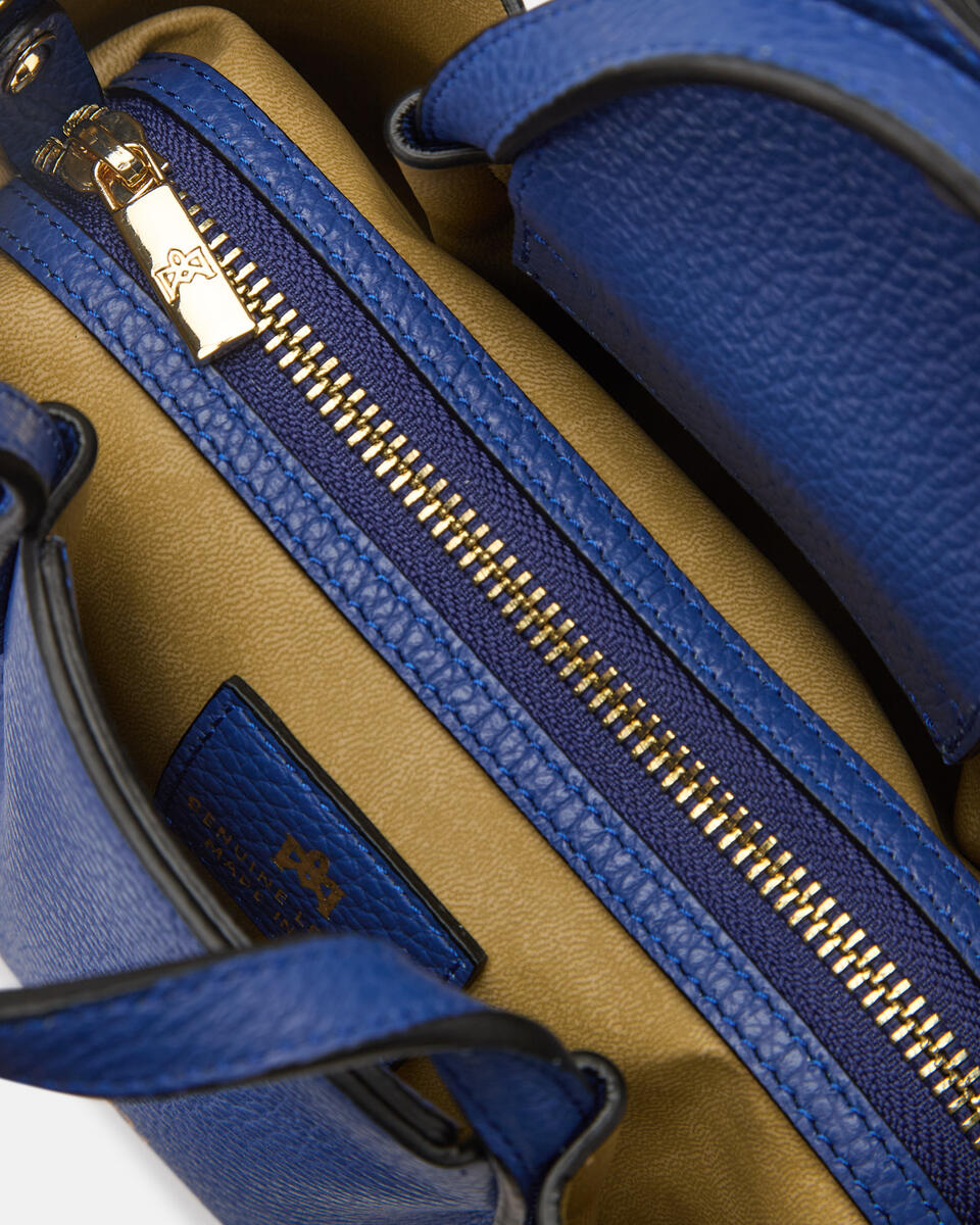 MINI HANDTASCHE Blitzblau  - Handtaschen - Damen Taschen - Tasche - Cuoieria Fiorentina