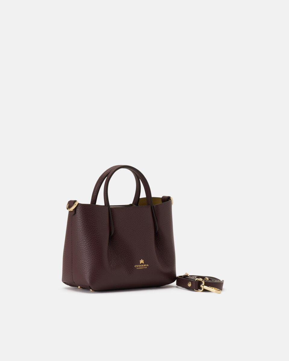 MINI HANDTASCHE Coffee  - Cuoieria Fiorentina