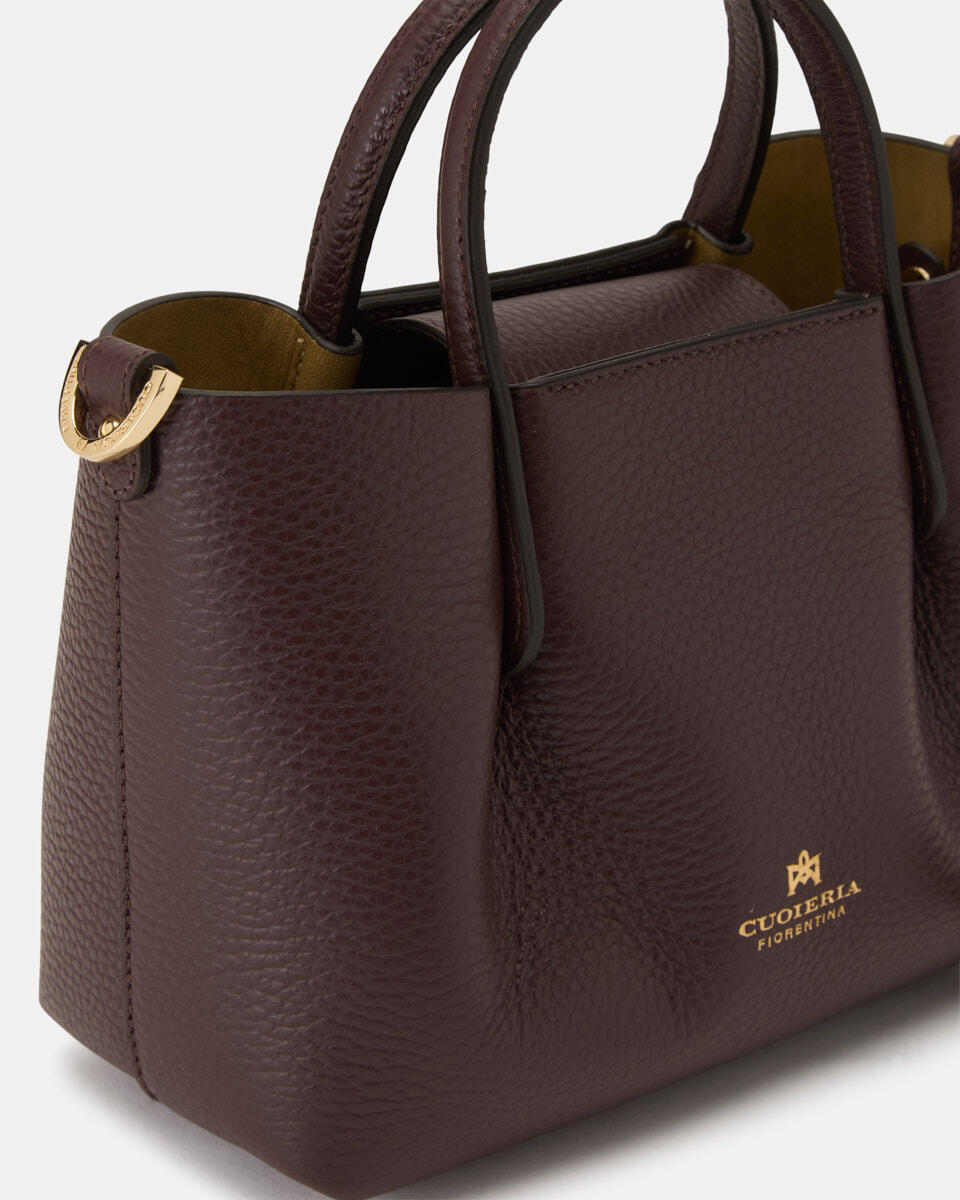 MINI HANDTASCHE Coffee  - Cuoieria Fiorentina