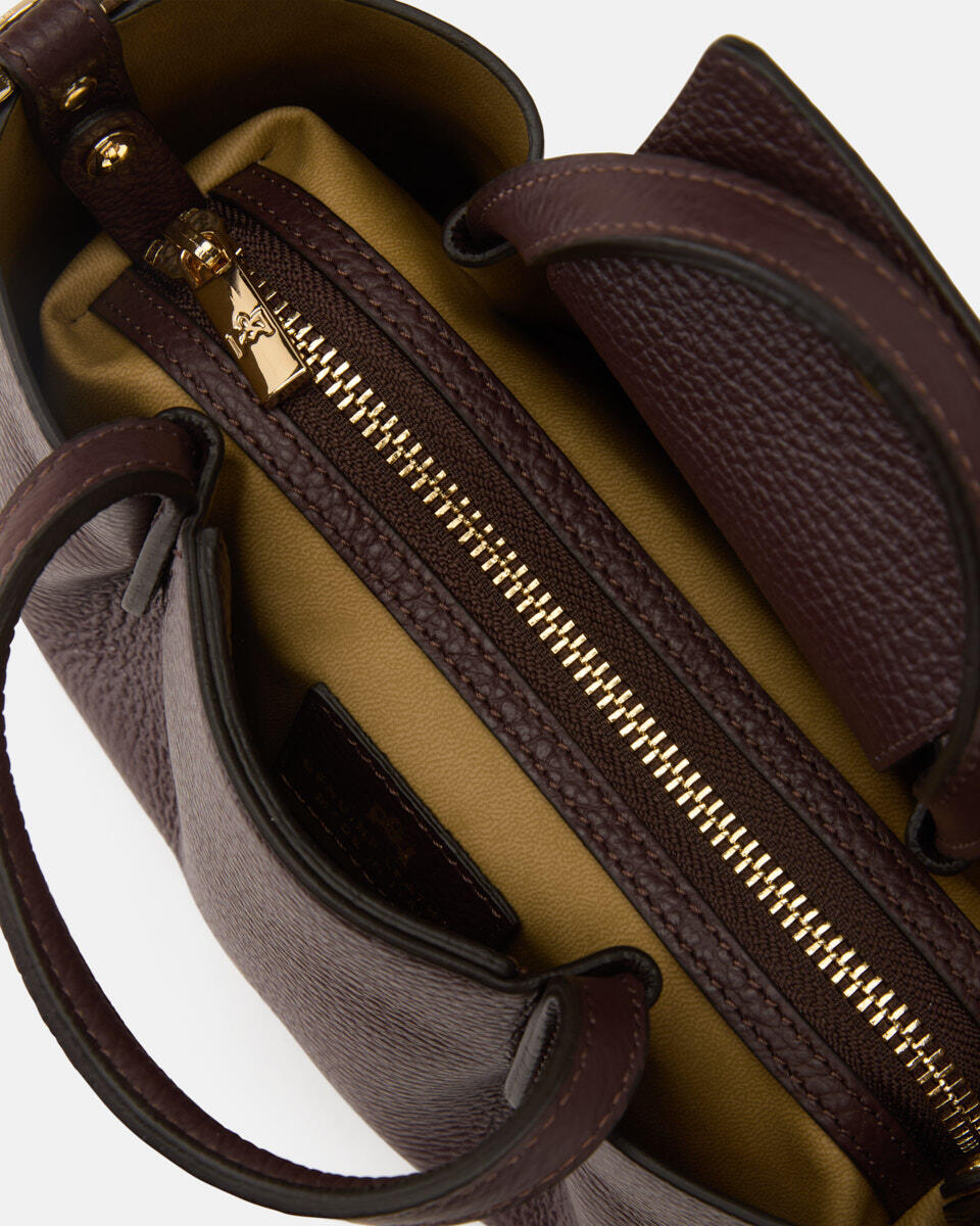 MINI HANDTASCHE Coffee  - Cuoieria Fiorentina