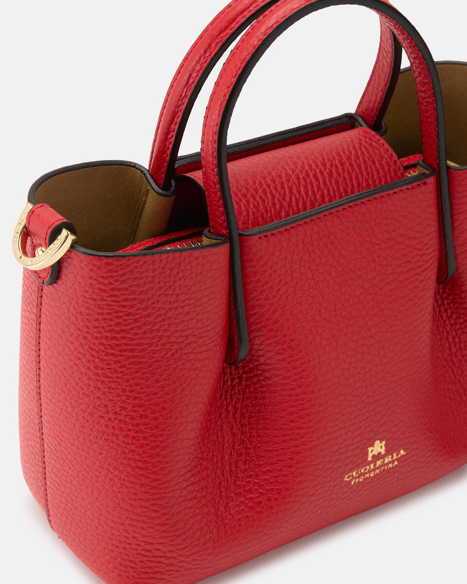 MINI HANDTASCHE Tomato  - Mini Bags - Damen Taschen - Tasche - Cuoieria Fiorentina