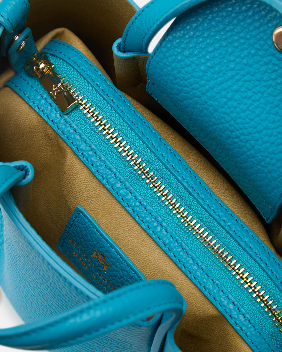 MINI HANDTASCHE Turkis  - Mini Bags - Damen Taschen - Tasche - Cuoieria Fiorentina