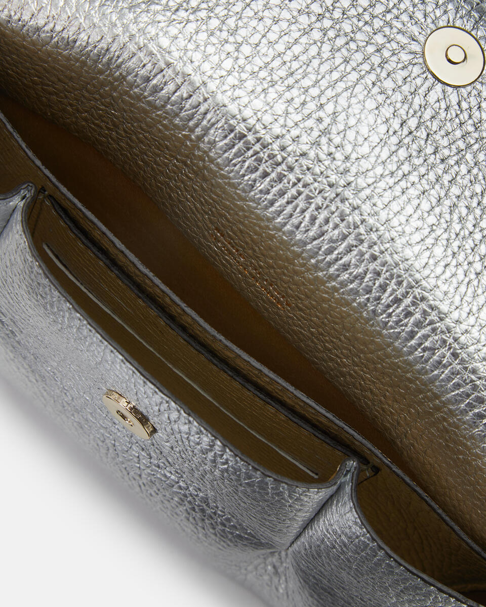 POCHETTE Silber  - Tasche - Special Price - Cuoieria Fiorentina