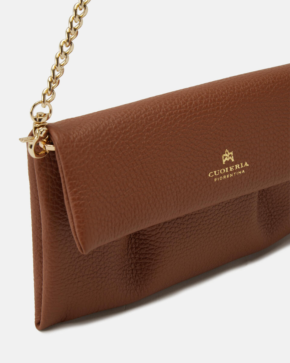 POCHETTE Karamell  - Handtaschen - Damen Taschen - Tasche - Cuoieria Fiorentina