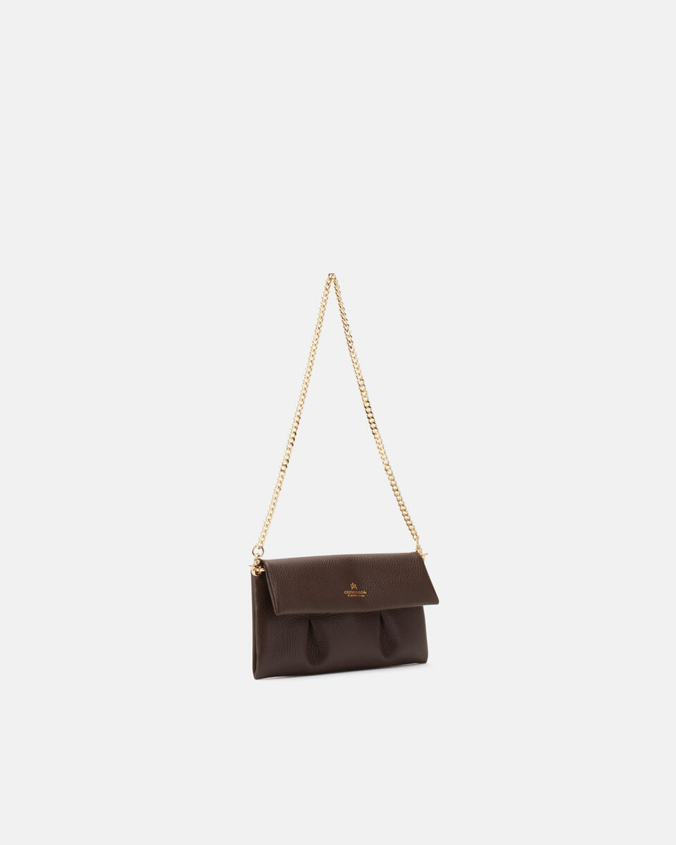 POCHETTE Schokolade  - Handtaschen - Damen Taschen - Tasche - Cuoieria Fiorentina