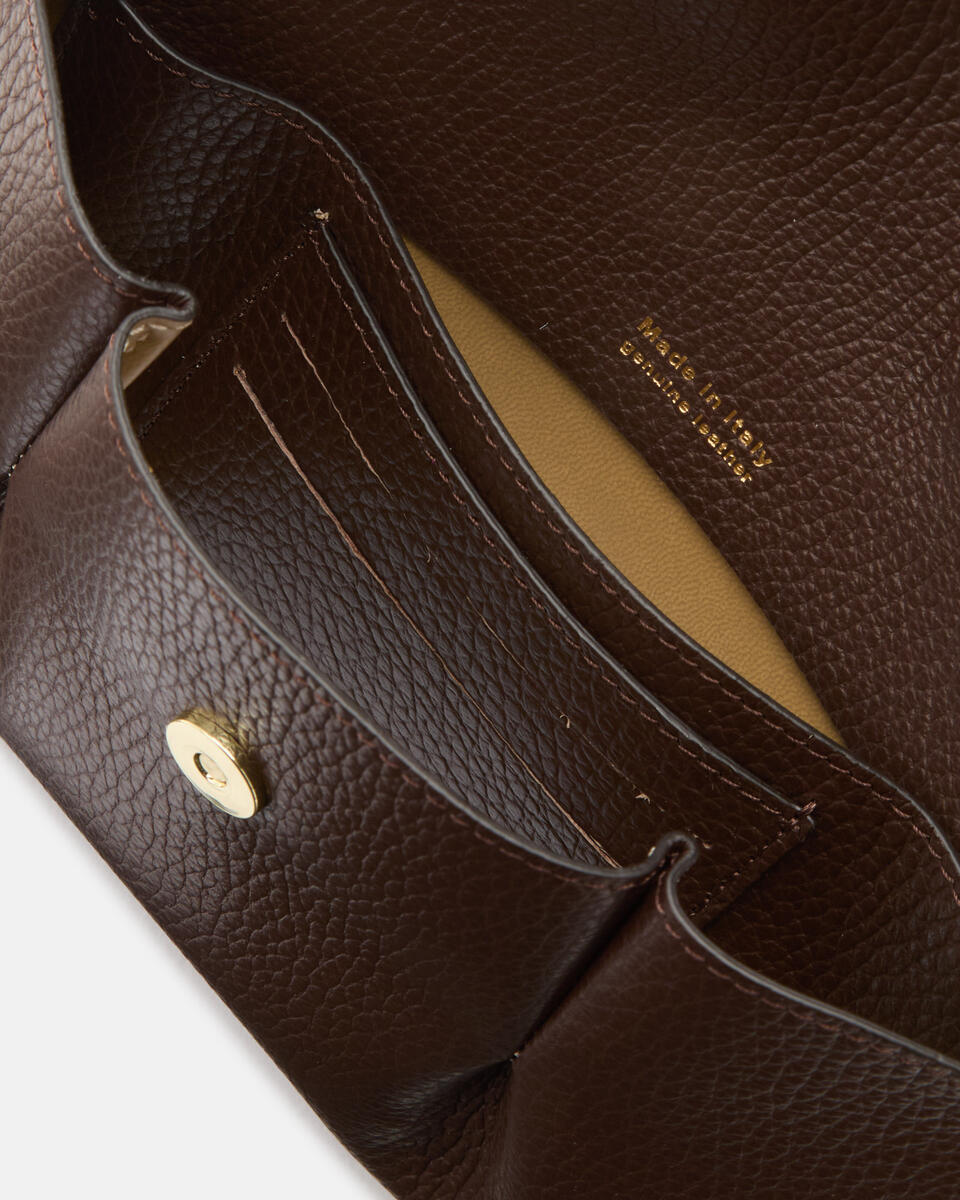 POCHETTE Schokolade  - Handtaschen - Damen Taschen - Tasche - Cuoieria Fiorentina