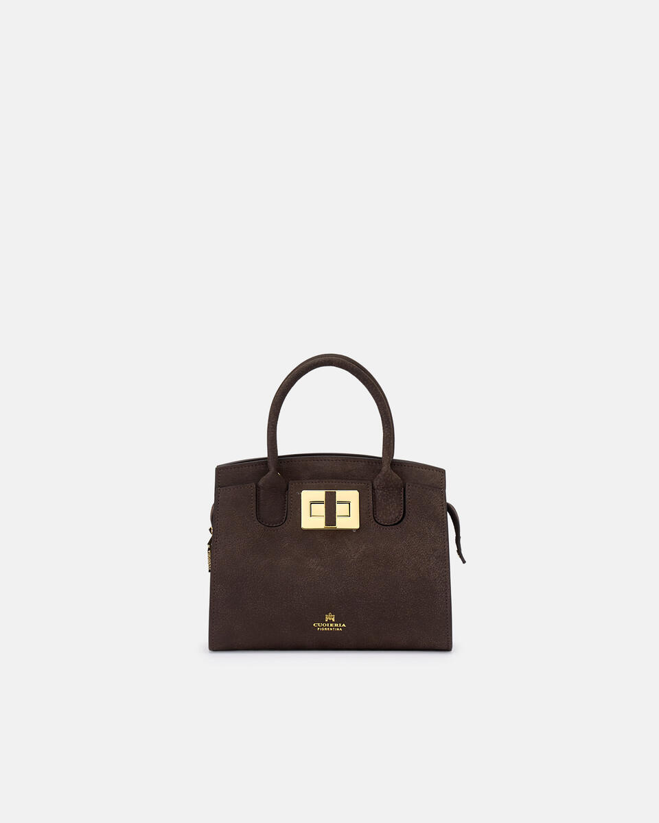 KLEINE HANDTASCHE Schokolade  - Handtaschen - Damen Taschen - Tasche - Cuoieria Fiorentina