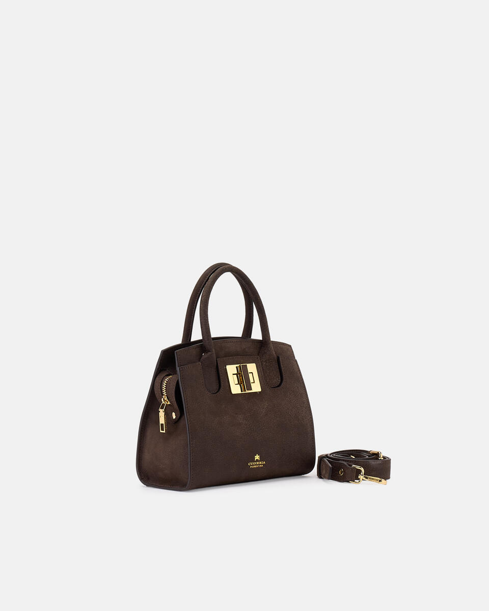 KLEINE HANDTASCHE Schokolade  - Handtaschen - Damen Taschen - Tasche - Cuoieria Fiorentina