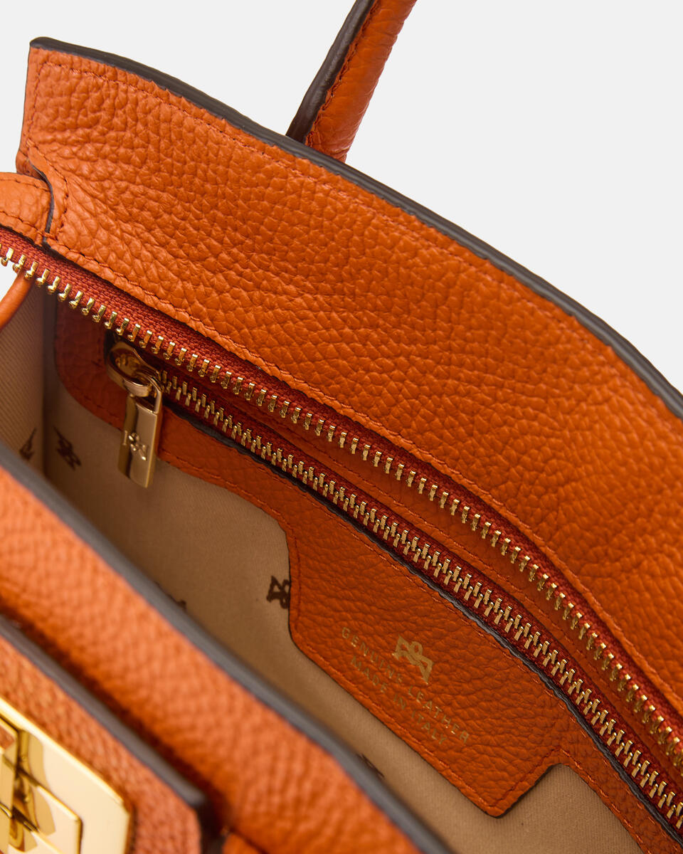 Kleine Handtasche Orange  - Handtaschen - Damen Taschen - Tasche - Cuoieria Fiorentina
