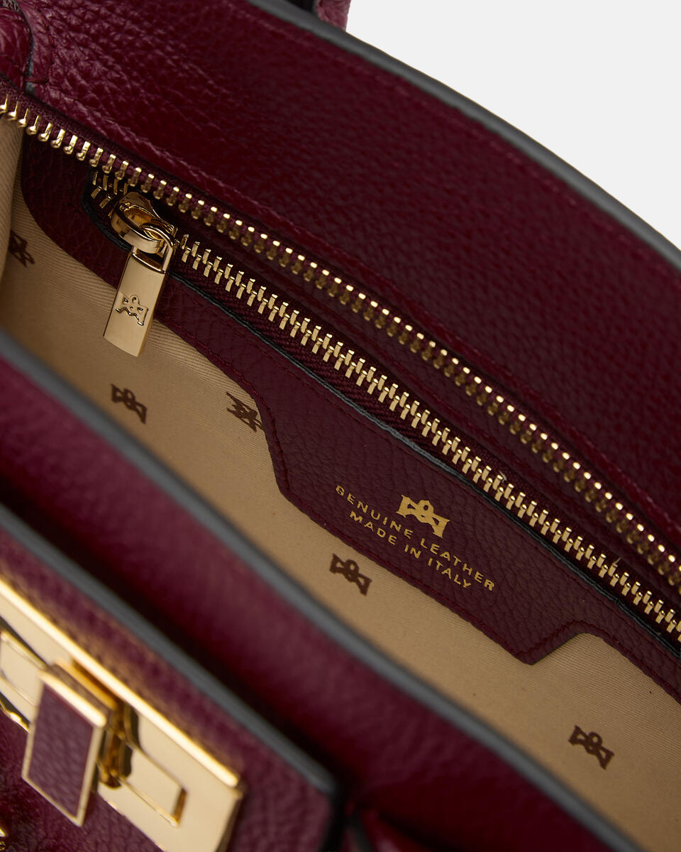 Kleine Handtasche Bordeaux  - Handtaschen - Damen Taschen - Tasche - Cuoieria Fiorentina
