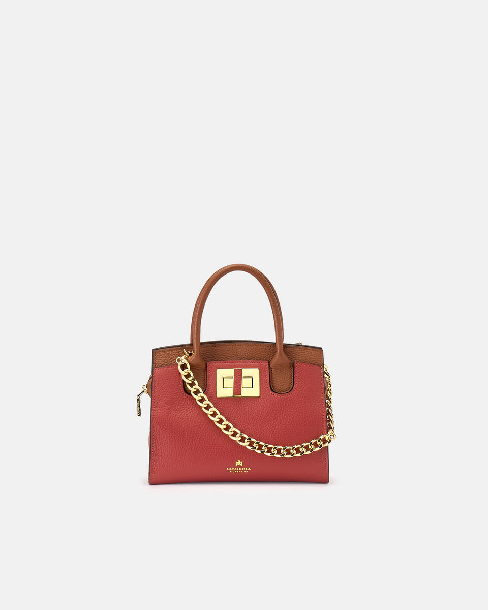 Kleine Handtasche Brickcaramel  - Handtaschen - Damen Taschen - Tasche - Cuoieria Fiorentina