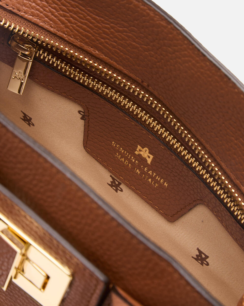 Kleine Handtasche Karamell  - Handtaschen - Damen Taschen - Tasche - Cuoieria Fiorentina