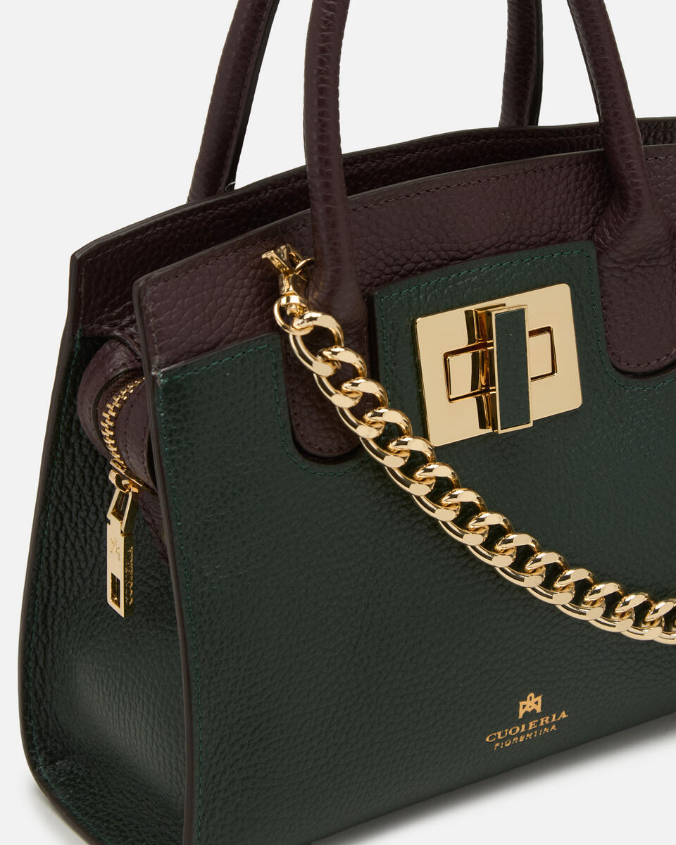 Kleine Handtasche Muschiocoffee  - Handtaschen - Damen Taschen - Tasche - Cuoieria Fiorentina