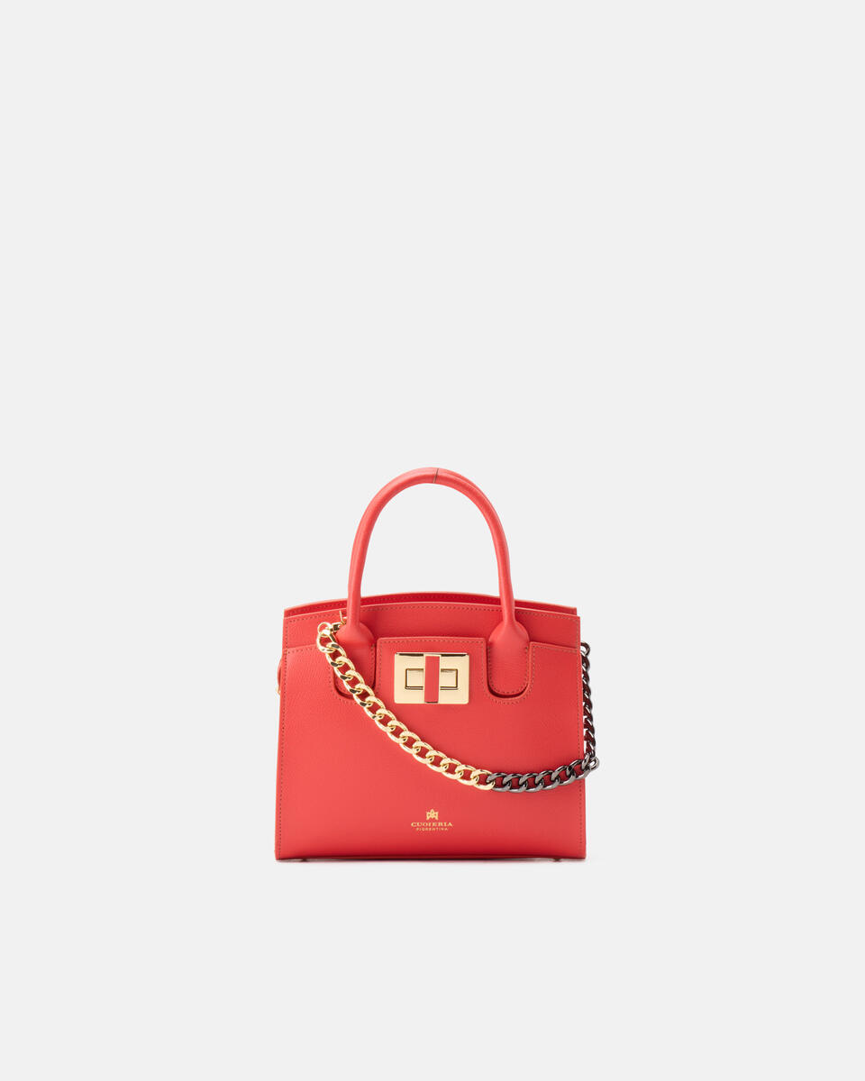 Kleine Handtasche Koralle  - Cuoieria Fiorentina