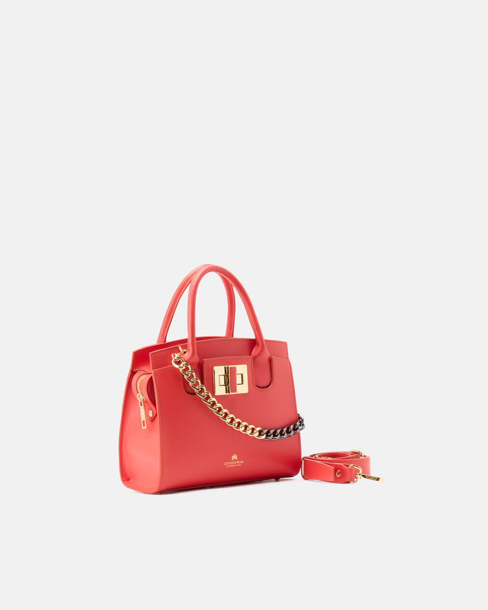 Kleine Handtasche Koralle  - Cuoieria Fiorentina