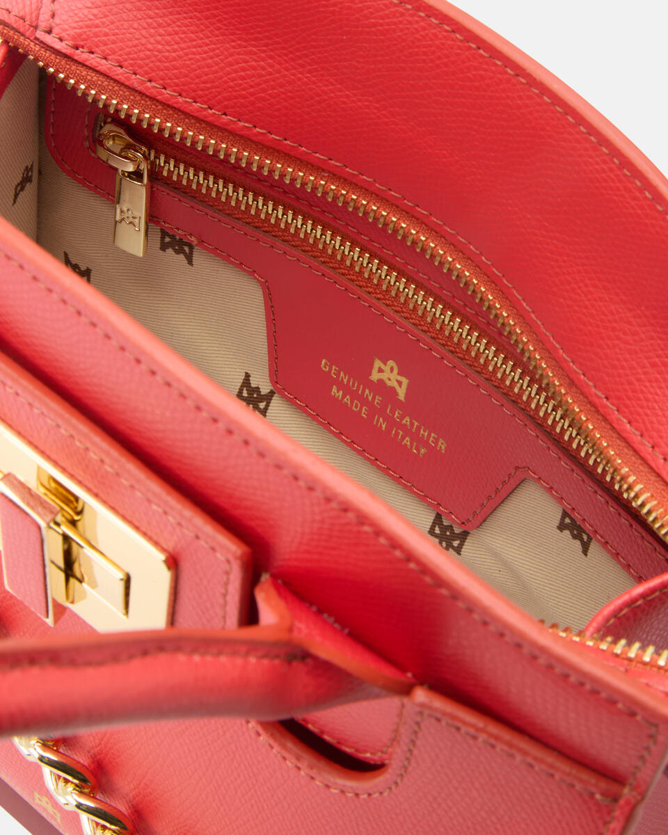 Kleine Handtasche Koralle  - Cuoieria Fiorentina
