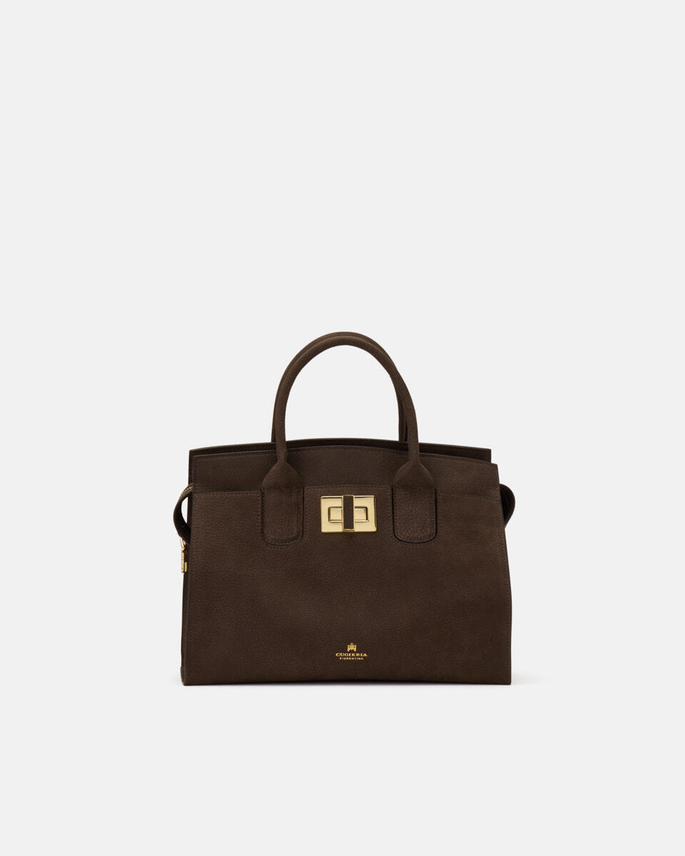 HANDTASCHE Schokolade  - Handtaschen - Damen Taschen - Tasche - Cuoieria Fiorentina