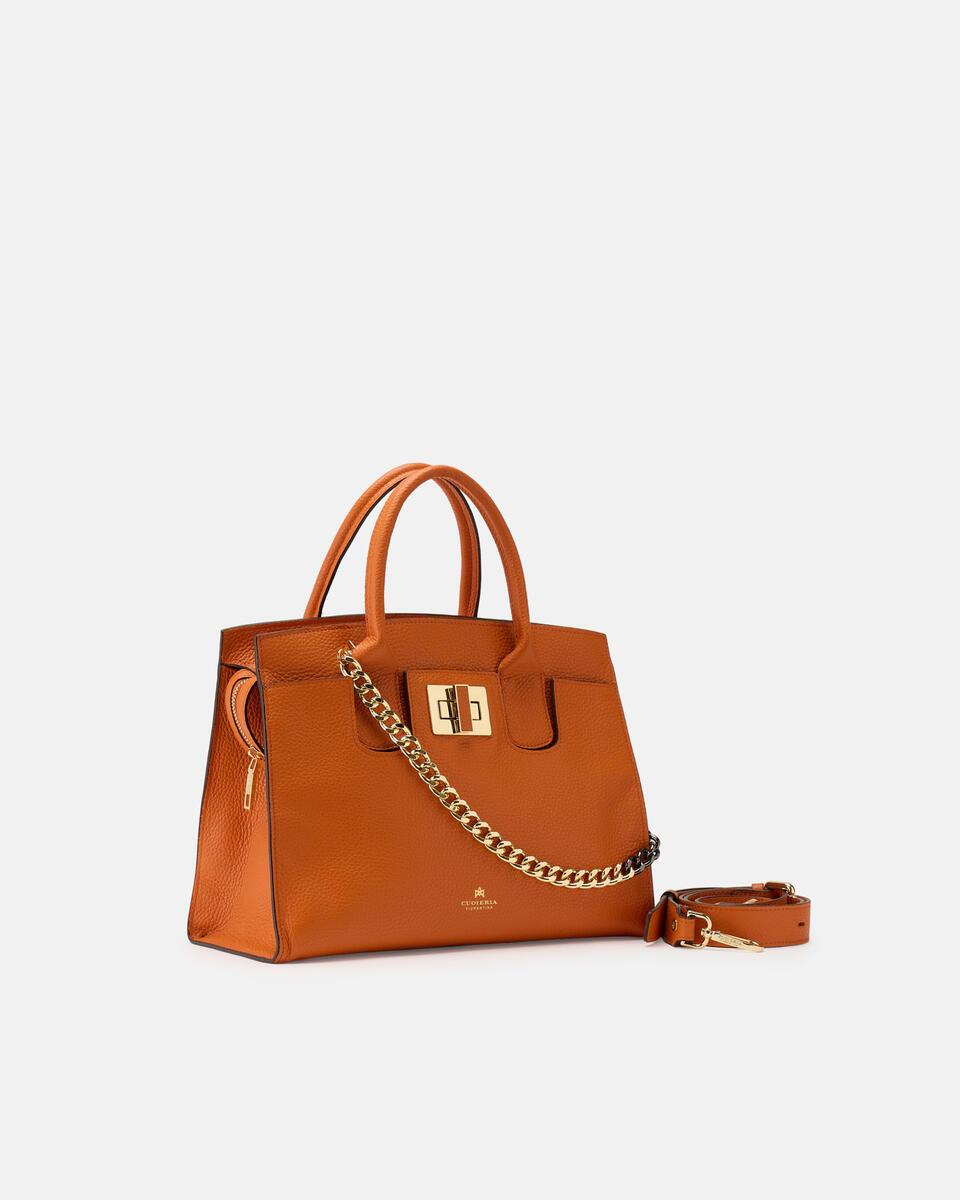 HANDTASCHE Orange  - Handtaschen - Damen Taschen - Tasche - Cuoieria Fiorentina