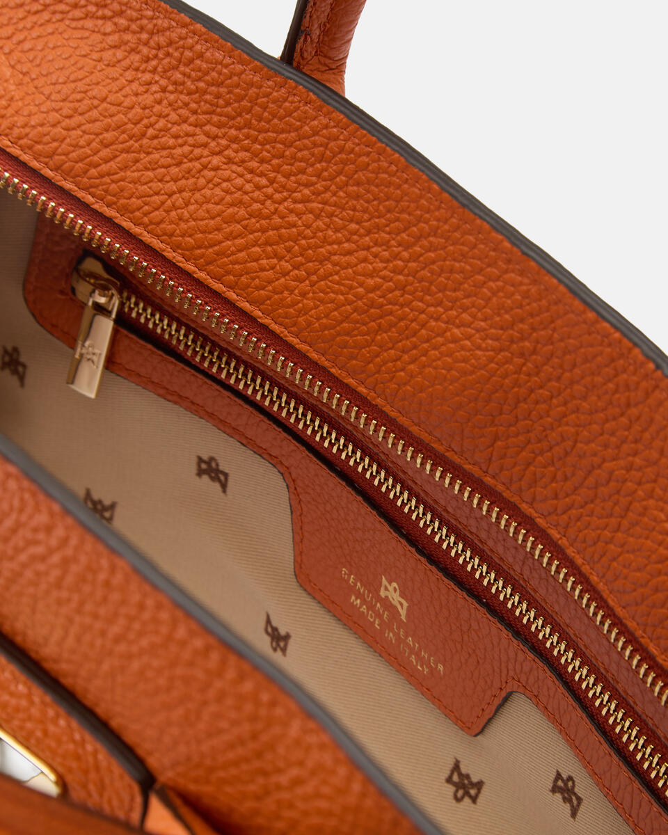 HANDTASCHE Orange  - Handtaschen - Damen Taschen - Tasche - Cuoieria Fiorentina