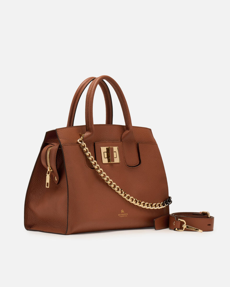 HANDTASCHE Karamell  - Handtaschen - Damen Taschen - Tasche - Cuoieria Fiorentina