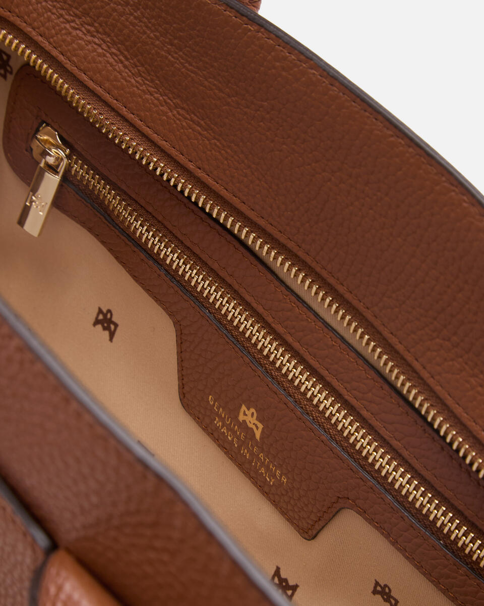 HANDTASCHE Karamell  - Handtaschen - Damen Taschen - Tasche - Cuoieria Fiorentina